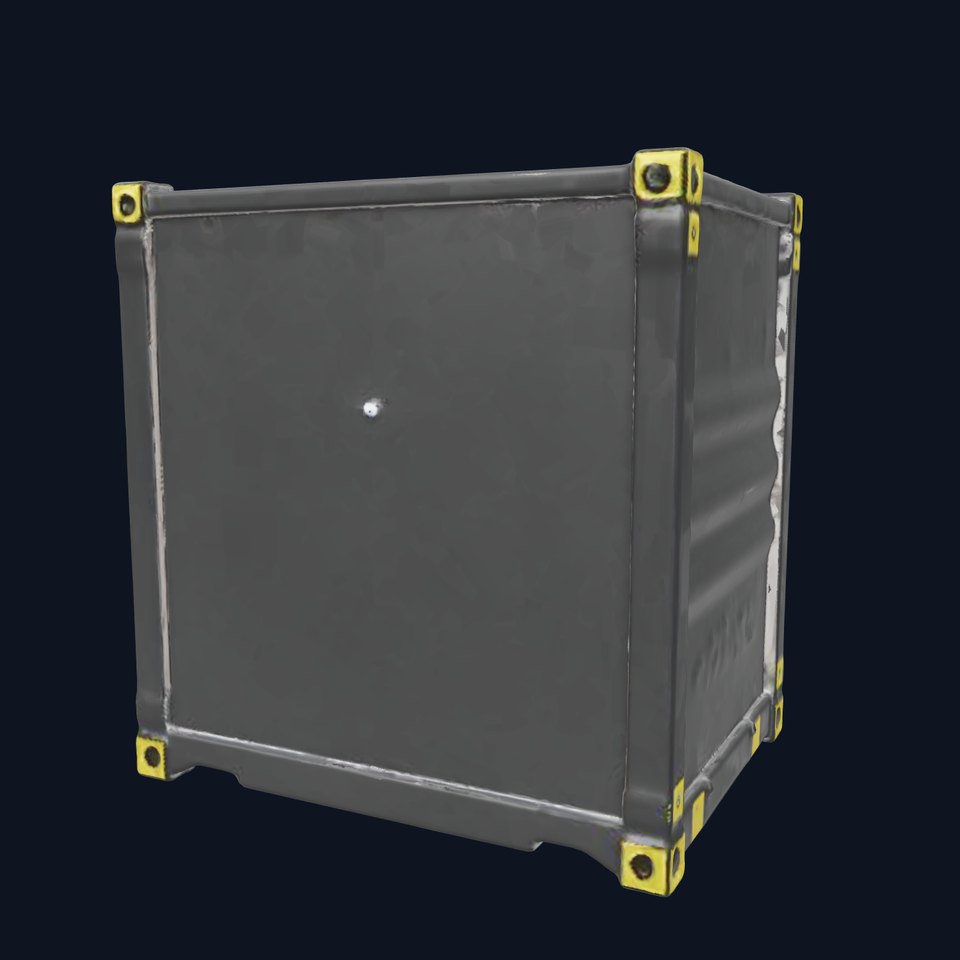 Shipping Container D Model Pack with PBR Textures